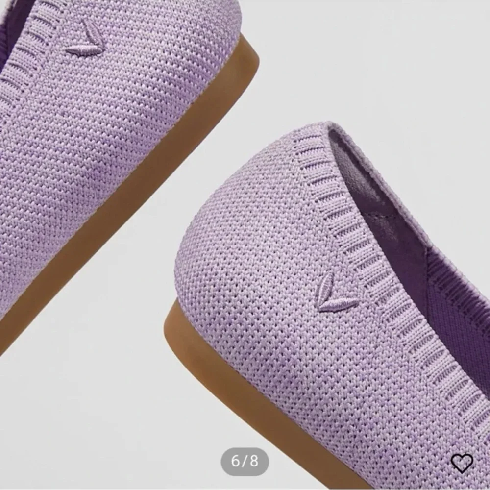 Vivaia Pointed-Toe Ballet Flats (Aria 5°) in Lavender size 39.5 or US 8.5 - Picture 6 of 12